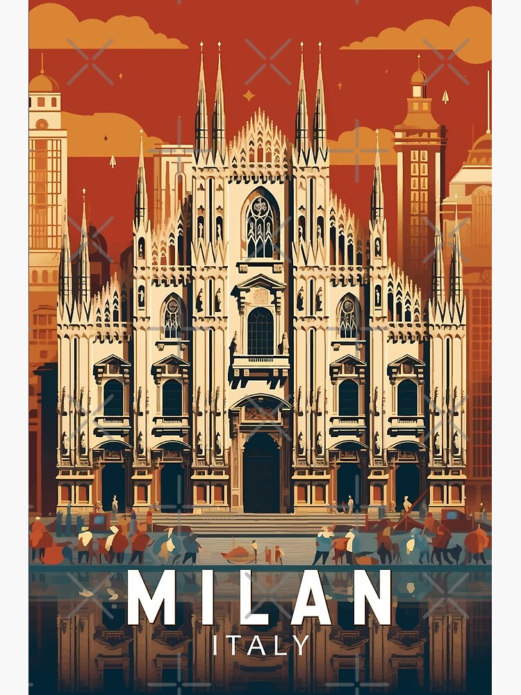 Acquista Milan Abstract Poster Online