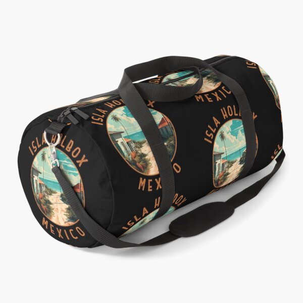 Item preview, Isla Holbox Mexico Illustration Distressed Circle designed and sold by KrisSidDesigns.
