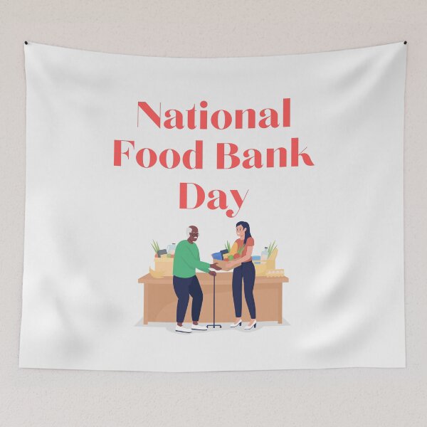 Item preview, National Food Bank Day designed and sold by Simo0455.