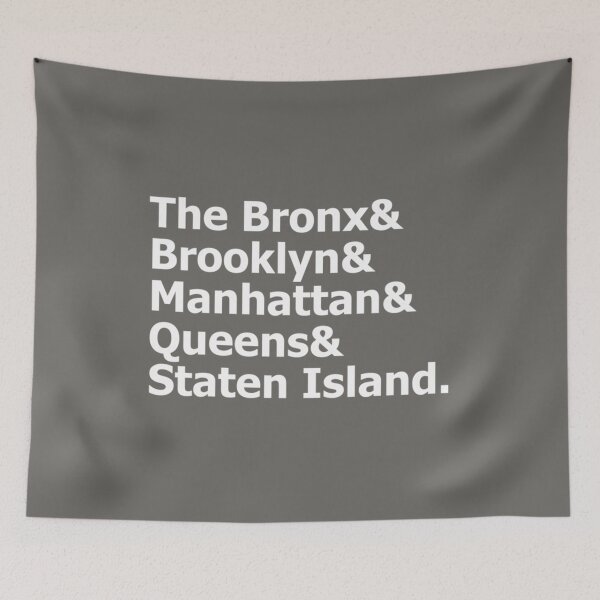 Item preview, The Five Boroughs NYC New York City    designed and sold by EllynLeland.