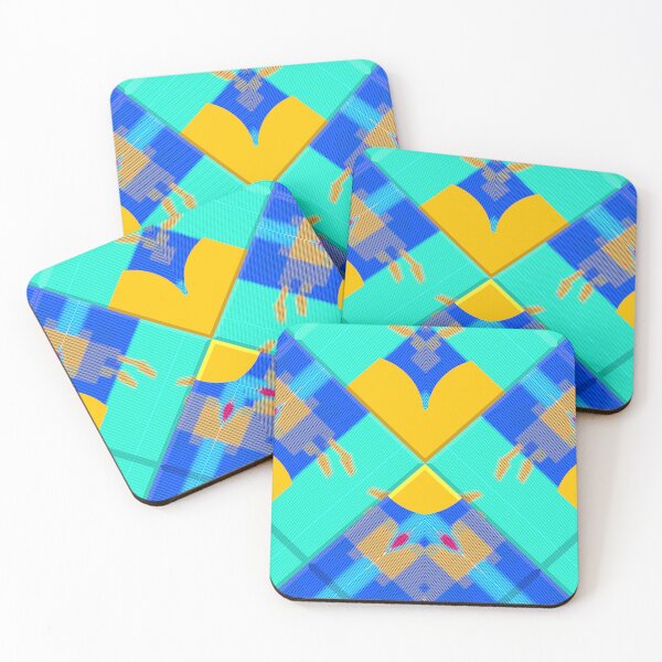 Item preview,  Vibrant music abstract geometric minimalist guitar exotic summer blue - sunny gift for guitarists musicians and minimalist music and guitar lover designed and sold by Ralek.