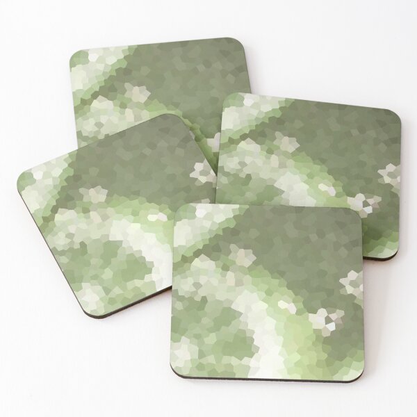 Item preview, Lemons Low Poly Abstract Sage Green  designed and sold by shaldesign.