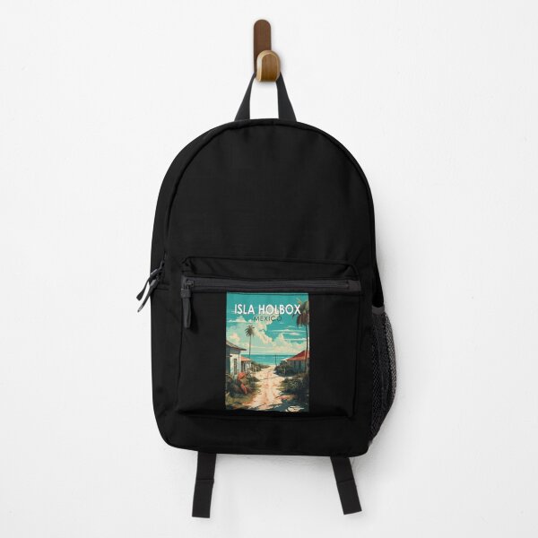 Item preview, Isla Holbox Mexico Travel Art Vintage designed and sold by KrisSidDesigns.