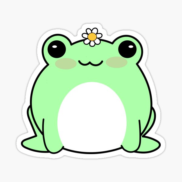 How to draw a Cute Kawaii Frog 