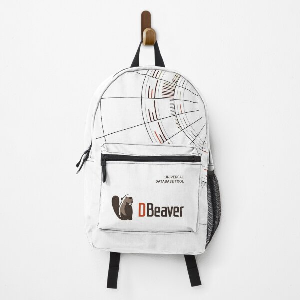 DBeaver White Backpack