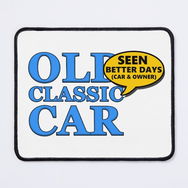Item preview, SEEN BETTER DAYS - CAR & OWNER (transparent background) designed and sold by OldClassicCar.