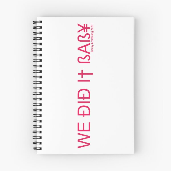 Item preview, We did it baby - Becky Armstrong 2023 Pink designed and sold by CatiaCosta.