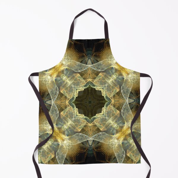 Item preview, lacy fishtail panel in off-whites and browns designed and sold by effervescence.