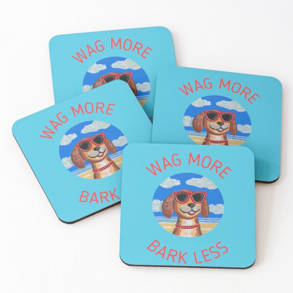 Item preview, Wag more, bark less. designed and sold by kookycomet.