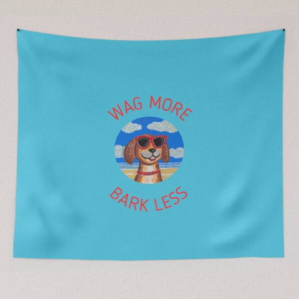 Item preview, Wag more, bark less. designed and sold by kookycomet.