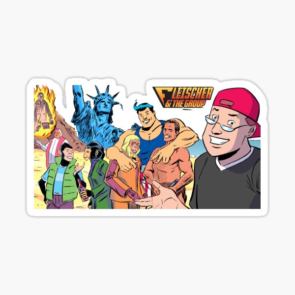Fleischer, Media Geek and Talking Monkeys Sticker