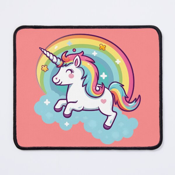 Item preview, Lindo unicornio Rainbow Run Pegatina designed and sold by UrsaStick.