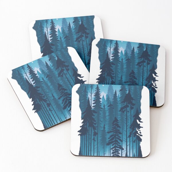 Item preview, A pine forest landscape magical, enchanted, fairy tail designed and sold by craftyartsdigi.