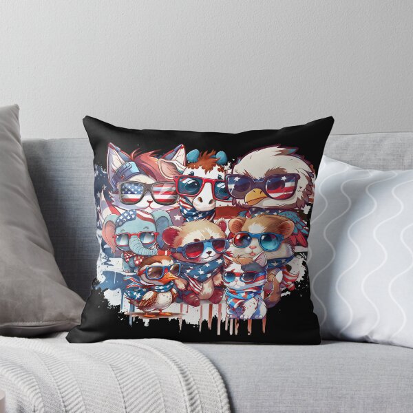 Item preview, 4th of July Patriotic Animals designed and sold by Oceanicmaster.