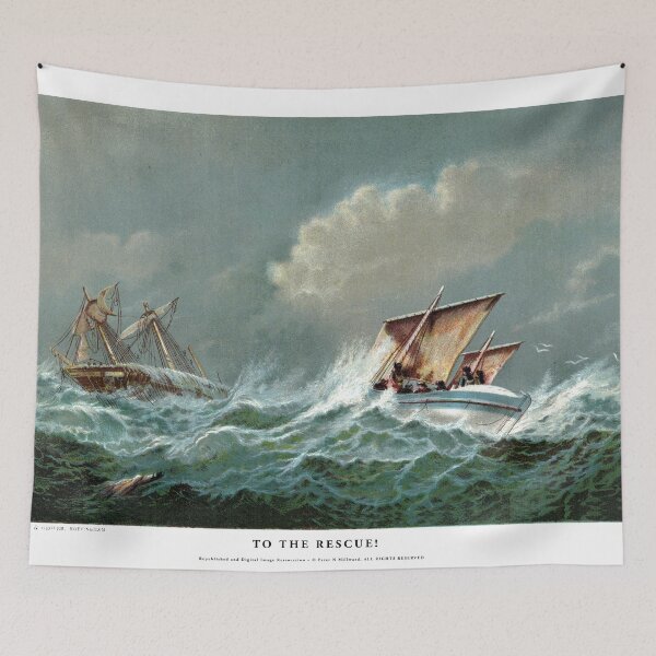 Item preview, To The Rescue! - 1883 designed and sold by Pictures With A Message.