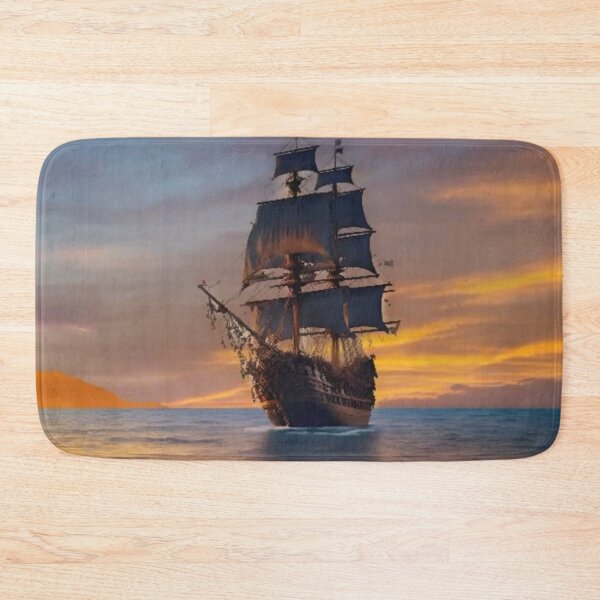 Item preview, Pirate Ship at Sunset designed and sold by DigitalGemstone.