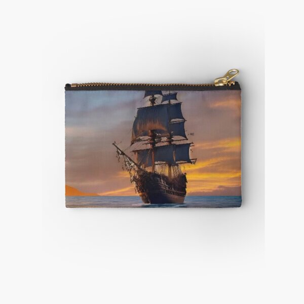 Item preview, Pirate Ship at Sunset designed and sold by DigitalGemstone.