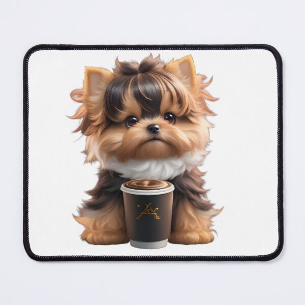 Artikelvorschau, Alles was ich brauche ist Kaffee und meine Yorkie-Aufkleber entworfen und verkauft von EyeCandyCorner.