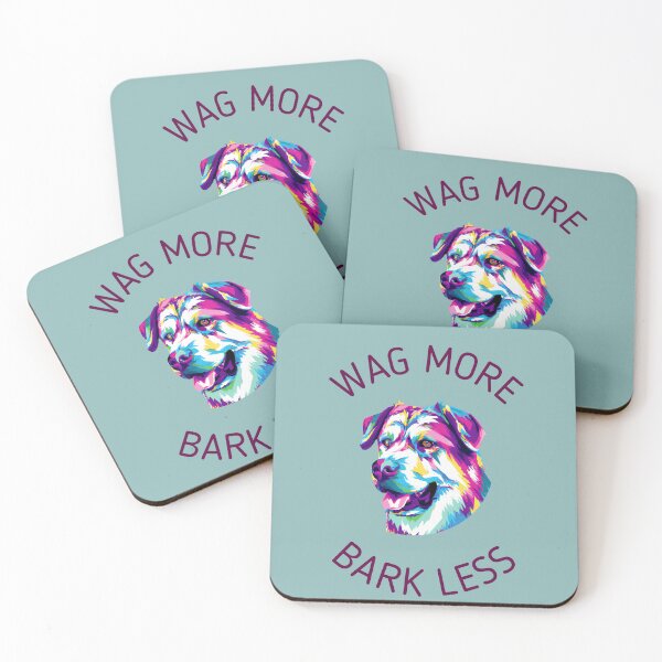 Item preview, Wag more, bark less. designed and sold by kookycomet.