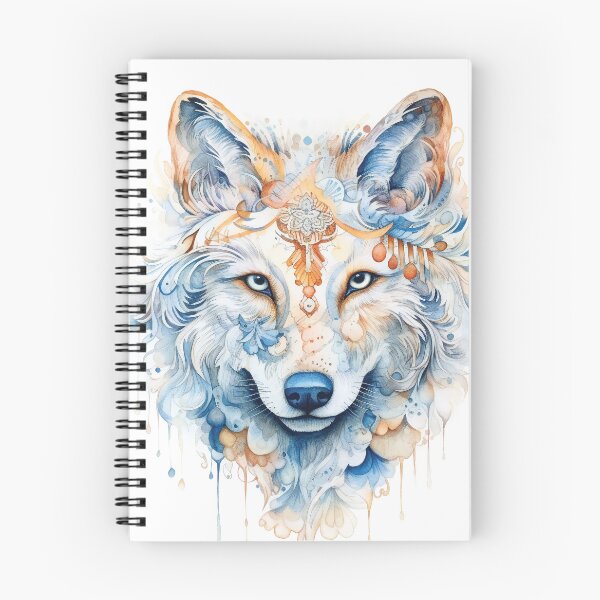 Item preview, Stylish Magic Wolf Head In Watercolor designed and sold by AdrianGrosu.