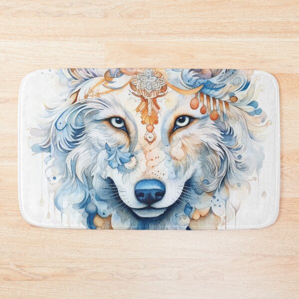 Artikelvorschau, Stylish Magic Wolf Head In Watercolor entworfen und verkauft von AdrianGrosu.