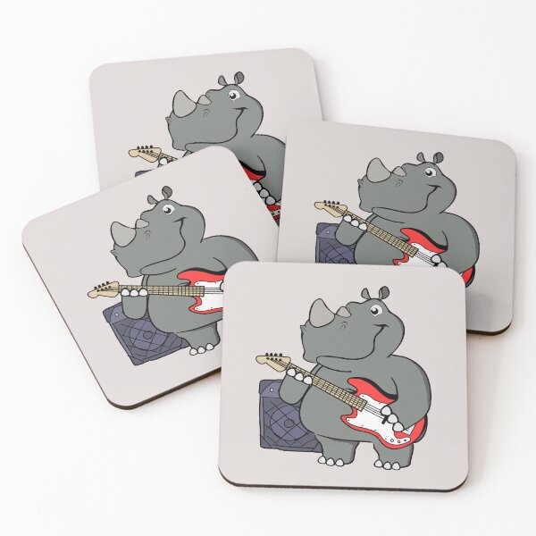 Item preview, Rhino Plays Bass designed and sold by AMERICANCHEEZ.