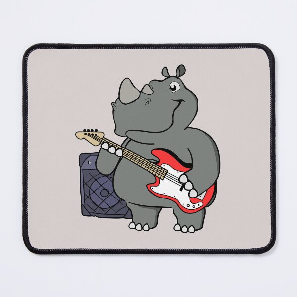 Item preview, Rhino Plays Bass designed and sold by AMERICANCHEEZ.