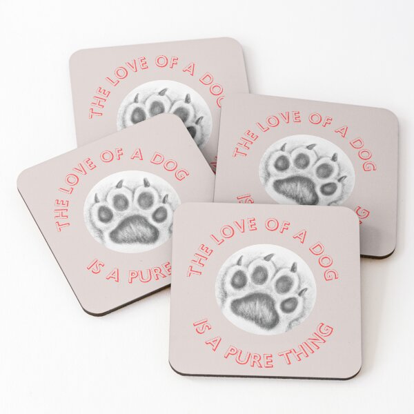 Item preview, A dog's love is pure. designed and sold by kookycomet.