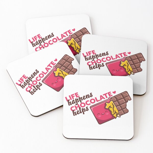 Item preview, Life Happens Chocolate Helps designed and sold by Nelli Designz.