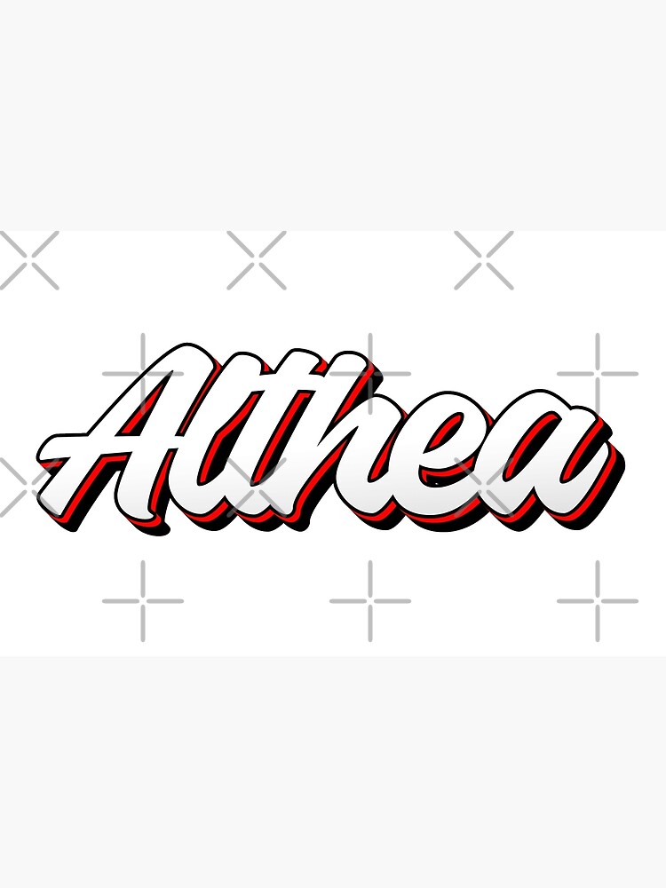 Althea  Name Art Print Personalized Gift