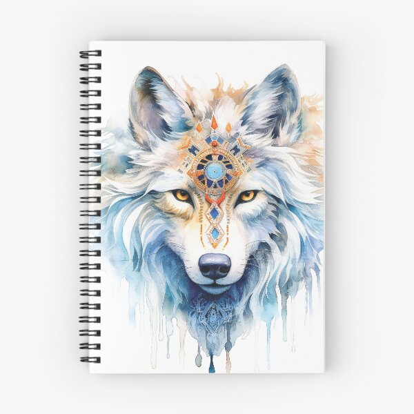 Item preview, Stylish Magic Wolf Head In Watercolor designed and sold by AdrianGrosu.
