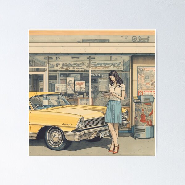 Item preview, Retro Market designed and sold by Solitary-Art.