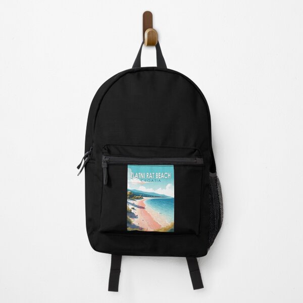 Item preview, Zlatni Rat Beach Croatia Travel Art Vintage designed and sold by KrisSidDesigns.