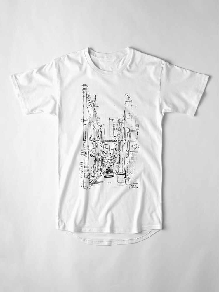 Alternate view of Melbourne Laneway Long T-Shirt