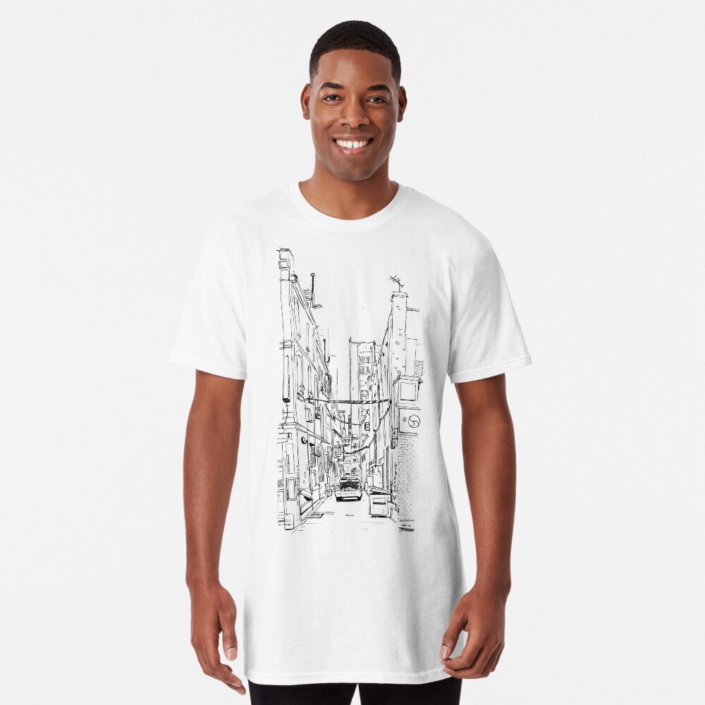Melbourne Laneway Long T-Shirt
