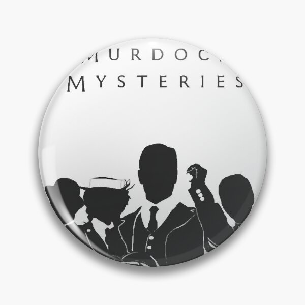 Item preview, Murdoch Mysteries Dark Grey on White background Fitted Scoop designed and sold by purvis-chery.