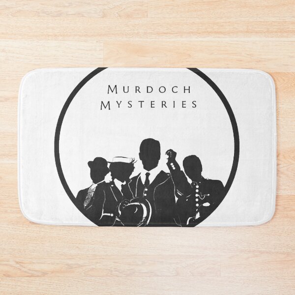 Item preview, Murdoch Mysteries Dark Grey on White background Fitted Scoop designed and sold by purvis-chery.