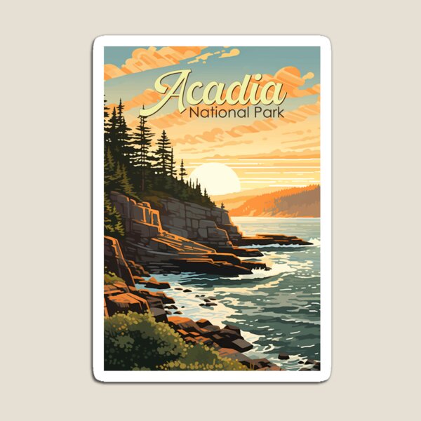 Mount Marcy adirondacks design Magnet