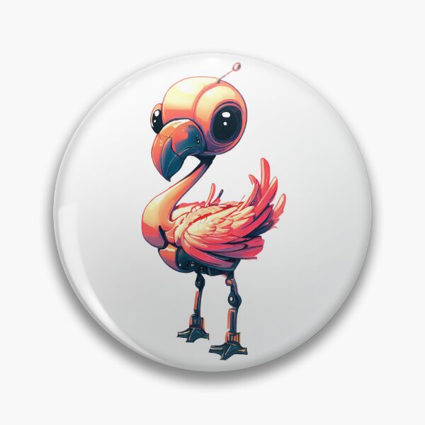 Item preview, Robo-Flamingo! designed and sold by kukamatsu.