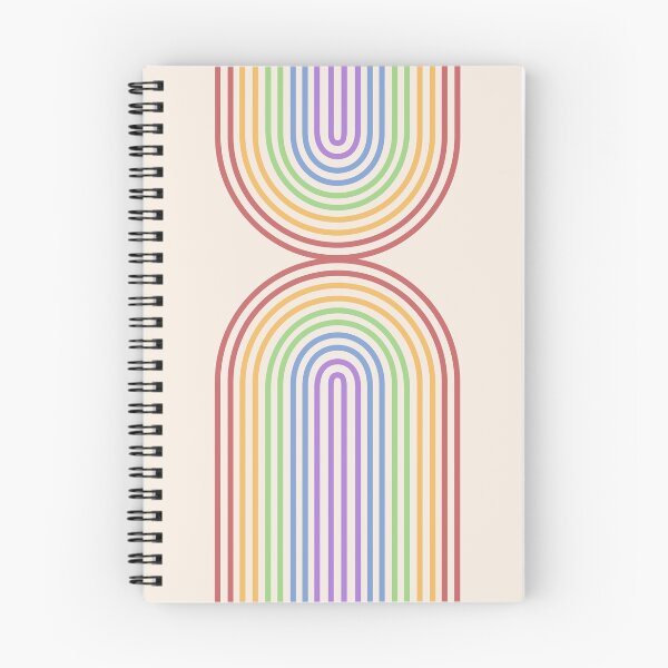 Item preview, Rainbow line art mirrored designed and sold by Firmly Planted Prints.