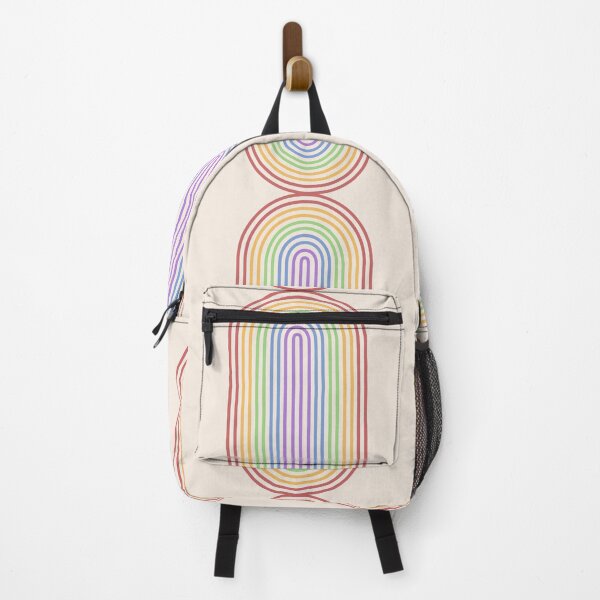 Item preview, Rainbow line art mirrored designed and sold by Firmly Planted Prints.