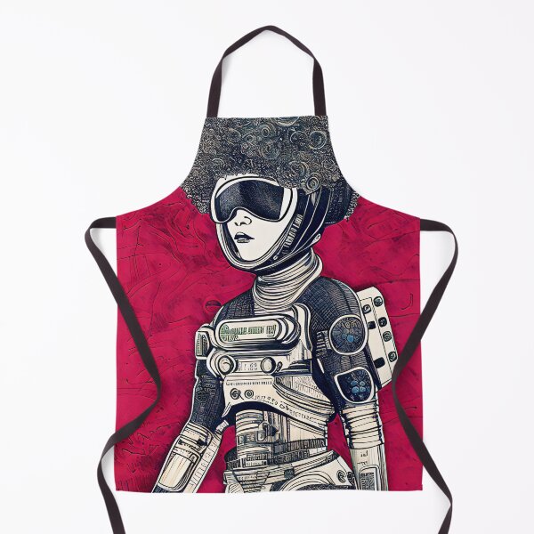 Item preview, Afro futuristic fashion walk in berry red designed and sold by Wolfsee.