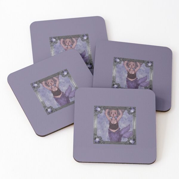 Item preview, Amethyst Mermaid (frame) designed and sold by nonsenseflower.
