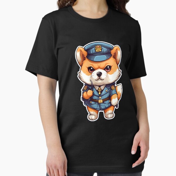 Item preview, Japanese dog Shiba Inu profession policeman in uniform designed and sold by Naohiro.
