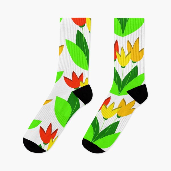 Item preview, Simple Abstract colorful flowers and Leaves  designed and sold by HIPPMI.