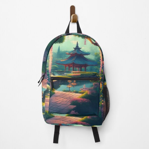 Item preview, Tranquil Tea Garden // Tono verde con pinta de rosa designed and sold by MiniArtworks.