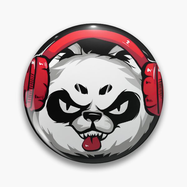 Item preview, Panda with red headphones (print without background) (^_^.) designed and sold by Gothicpower.