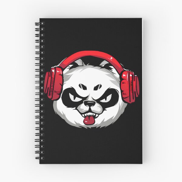 Item preview, Panda with red headphones (print without background) (^_^.) designed and sold by Gothicpower.