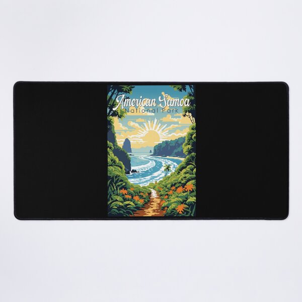 Item preview, American Samoa National Park Illustration Retro designed and sold by KrisSidDesigns.