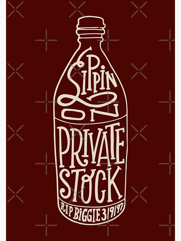 "Sippin' On Private Stock" Art Print by BeArts Redbubble